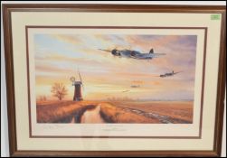 After Stephen Brown - a 20th Century Royal Air Force related military print entitled ' Blenheims