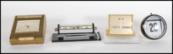 A group of three vintage retro 20th century desk c