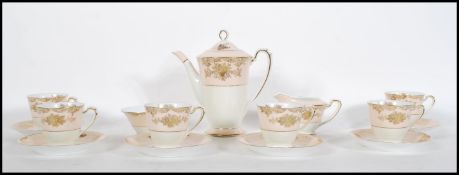 A vintage 20th century Noritake japanese coffee se