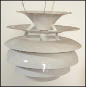 After Poul Henningsen - Snowball Lamp - A late 20th century retro vintage ceiling light lamp fixture