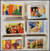 A collection of mid 20th Century/ 1950's vintage novelty comical postcards including designs by