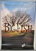 A large 21st century cinema / theatre foyet poster for the 2003 fantasy drama film ' Big Fish '