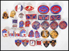 A collection of 1970's / 1980's Bristol Bulldogs Speedway supporters badges to include 1981-85 5th