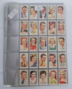 A collection of vintage Player's history / important person related cigarette cards / trade cards to