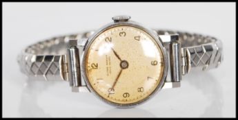 A vintage 20th Century Ulysse Nardin ladies cocktail watch, Arabic numeral chapter  ring on a