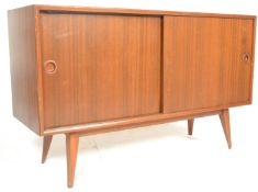 MID 20TH CENTURY DANISH INSPIRED TEAK WOOD SIDEBOA