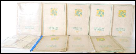 A collection of silk trade / cigarette cards from Kensitas over several albums to include small