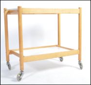 20TH CENTURY RETRO DRINKS TROLLEY WITH PULL OUT TR