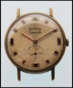 A vintage 20th Century gents wristwatch, marked to the face Omega Seamaster Anti Magnetic, flag