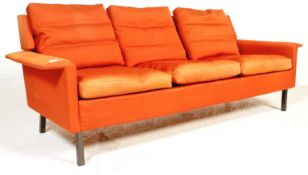 RARE 1960'S DANISH THREE SEATER SOFA BY FRITZ HANS