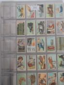 A collection of Gallaher's vintage cigarette / trade cards to include three full sets of 100