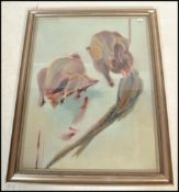 Dick Boulton ( Artist & Sculptor ) - ' Pheasant ' - A large 20th Century pastel and chalk on