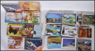 A collection of 20th Century trade card giveaways in albums from Brooke Bond tea together with a