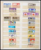 An album of Great British stamps dating from the 19th Century onwards to include a large selection