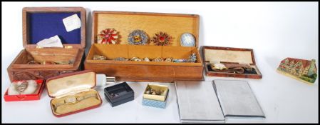 A collection of costume jewellery to include a gilded sterling silver opalite ring Lorus watch,