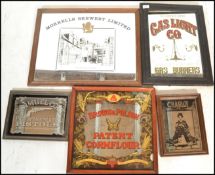 A group of 20th Century breweriana pub advertising mirrors to include Morrells Brewery Limited