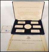 The First United Kingdom Referendum June 5th 1975. A cased set of silver proof ingots and