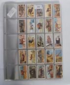 A collection of vintage Player's cigarette cards / trade cards to include seven full sets to include