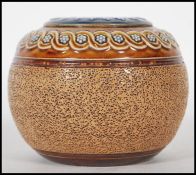 A late 19th / early 20th Century Royal Doulton glazed stoneware combination dual purpose match