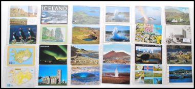 Iceland postcards (54). Collection of Icelandic views. Mostly postally used. Seldom seen country.