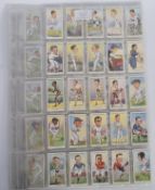 A collection of vintage cigarette cards from a selection of brands, to include all full sets;