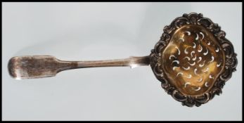 A 19th Century Imperial Russian 84 Zolotnic Sugar Sifter Ladle Spoon
