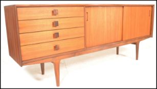 A large 1960's retro vintage stained teak wood sid