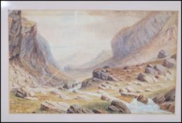 A late 19th Century Victorian watercolour landscap