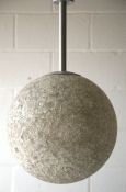 ORIGINAL 1970'S RETRO VINTAGE SUGAR LUCITE CEILING LIGHT