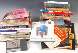 COLLECTION OF 20TH CENTURY RETRO VINTAGE DESIGN BOOKS