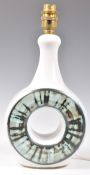 TREMEAN POTTERY CORNISH VINTAGE LAMP BY PAUL ELLERY