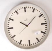 ORIGINAL 1960'S RETRO VINTAGE WALL FACTORY CLOCK BY SIEMENS
