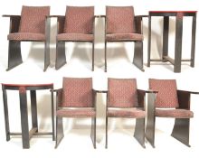 RARE 1930'S ART DECO CINEMA / THEATRE CAFE TABLE AND CHAIRS SET