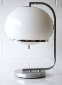 1970'S VINTAGE ITALIAN DESK LAMP WITH MUSHROOM SHADE BY PROVA