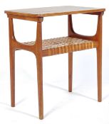 DANISH 1960'S RETRO VINTAGE TEAK AND SEAGRASS WOOD