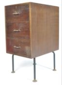 EARLY 20TH CENTURY MAHOGANY SHOP TILL PEDESTAL ON