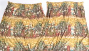 CULLINGDALE WEAVERS LTD MINSTER 1960'S CURTAINS BY G. RICHARDSON