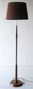 DANISH 1960'S RETRO VINTAGE TEAK WOOD FLOOR STANDING LAMP