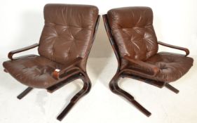 MID 20TH BENTWOOD DANISH PIRATE CHAIR BY ELSA & NORDAHL SOLHEIM