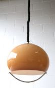HARVEY I. GUZZINI ITALIAN 1970'S JOLLY PENDANT LAMP RISE AND FALL
