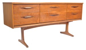ORIGINAL VINTAGE 1960'S TEAK WOOD SIDEBOARD CREDENZA