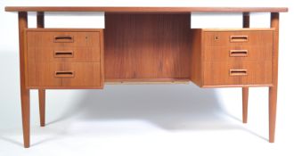 ORIGINAL 1960'S / 1970'S DANISH TEAK PARTNERS DESK