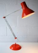 ORIGINAL 1960'S CZECH WORK DESK LAMP BY J. HURK FOR NAPAKO