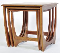 G PLAN 1970'S ASTRA TEAK WOOD GRADUATING NEST OF TABLES