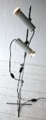 ORIGINAL 1960'S RETRO TWIN SPOT FLOOR STANDING LAMP