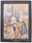 19TH CENTURY FRENCH TAPESTRY THE COUNTRY DENTIST