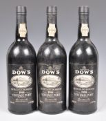 THREE BOTTLES OF 1988 VINTAGE DOWS PORT