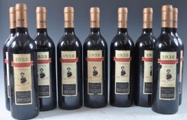 GROUP OF 9X BOTTLES OF 2003 POP MIRANDA SHIRAZ