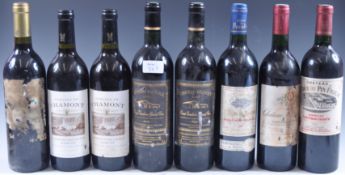 A COLLECTION OF 8X BOTTLES OF FRENCH RED WINE