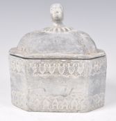 18TH CENTURY GEORGIAN SLAVE TRADE LEAD TOBACCO POT